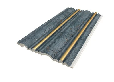 অভ্যন্তরীণ ডিজাইনের জন্য আলংকারিক কাঠের শস্য পিএস ওয়াল প্যানেল
