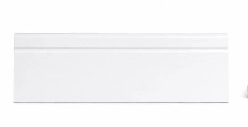 Smooth Surface White PS Baseboard Molding best