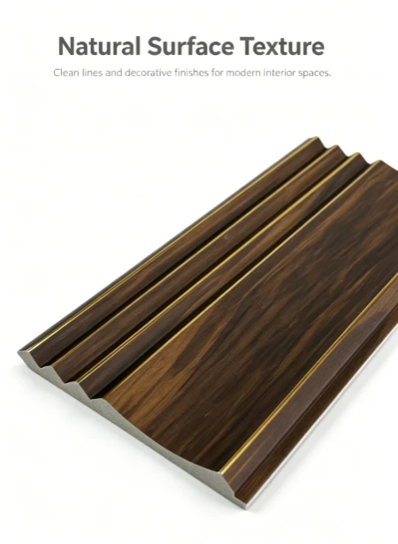 Wood Grain Lightweight PS Wall Panels high quality